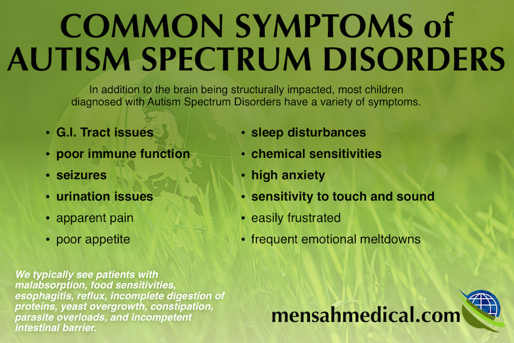 Symptoms autism Autism in