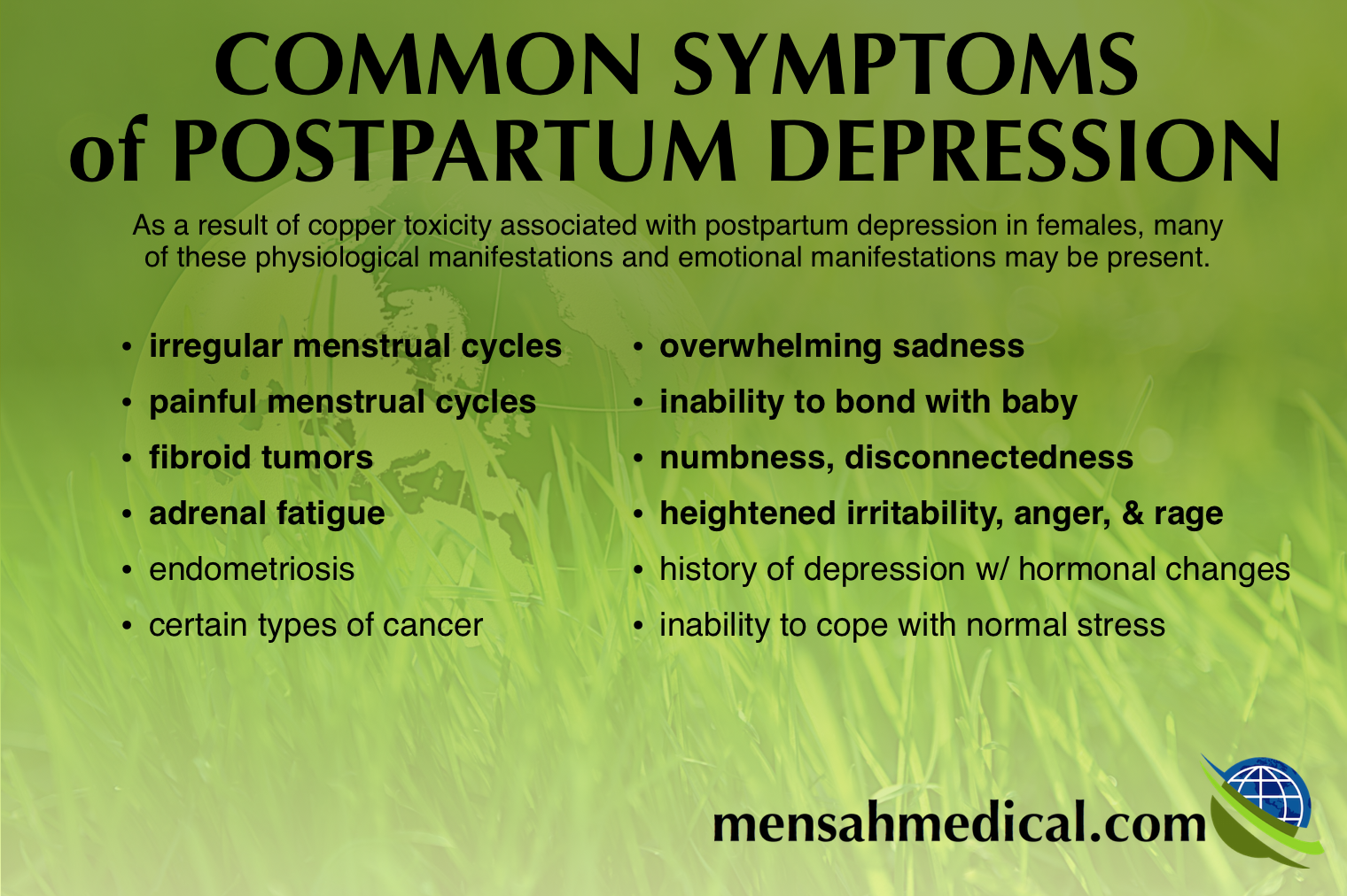 common symptoms postpartum depression biochemical imbalance