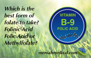 folic acid supplements: methylfolate, folic acid, folinic acid